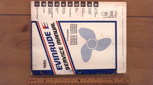 1980 Evinrude V6 Service Manual E150TRLCS E150TRXCS E175TRLCS E175TRXCS - Used