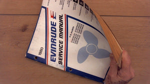 1980 Evinrude V6 Service Manual E150TRLCS E150TRXCS E175TRLCS E175TRXCS - Used