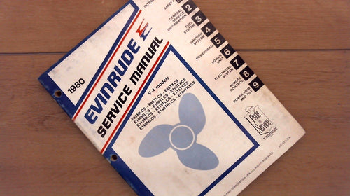 1980 Evinrude V4 Service Manual E85MLCS E85TLCS E85TXCS E100MLCS E100TLCS - Used