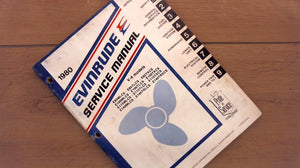 1980 Evinrude V4 Service Manual E85MLCS E85TLCS E85TXCS E100MLCS E100TLCS - Used