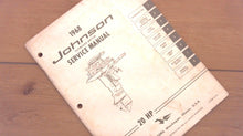 1968 20hp Johnson Service Manual JM 6806