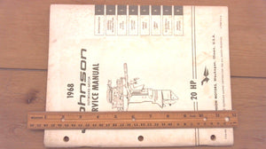 1968 20hp Johnson Service Manual JM 6806