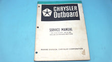 1979 Chrysler Service Manual 35 & 45 HP Outboards - Used