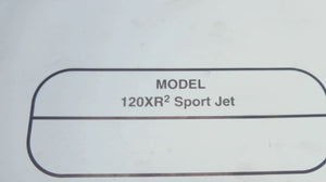 1998 Mercury Service Manual Model Sport Jet 120XR2 - Used