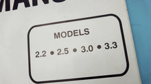 1992 Mercury Service Manual Models 2.2 2.5 3.0 3.3 - Used