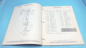 1968 OMC 185 HP 4532 Stern Drive KU-16C KUE 16C Parts Catalog - Used