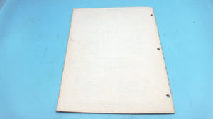 1968 OMC 185 HP 4532 Stern Drive KU-16C KUE 16C Parts Catalog - Used