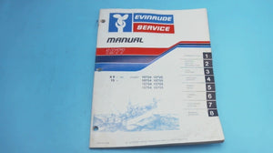 1977 Evinrude 9.9 15hp Service Manual - 10724 10725 10754 10755 15704 15705 Used