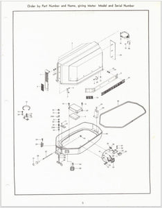 1972 Chrysler 35HP 350HE 351HE 354HE 355HE 356HC 357HC BE BC Parts Catalog Used