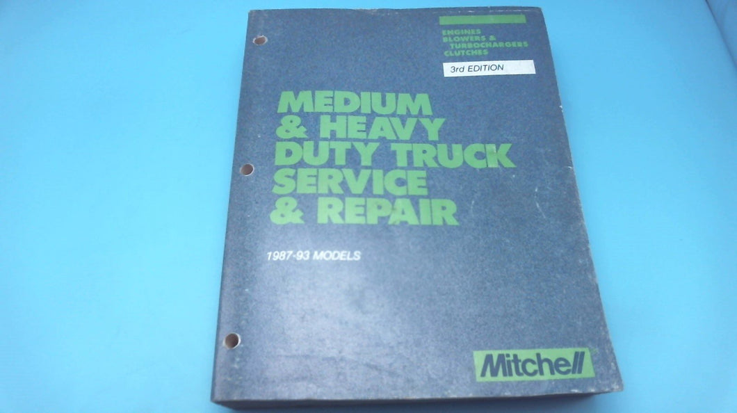1987-93 Mitchell Medium/Heavy Duty Truck Service Repair Manual - Used