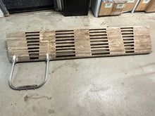 Vintage Teak Swim Platform 71" x 17" w/Foldup Step and Mounting Brackets - Used