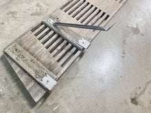 Vintage Teak Swim Platform 71" x 17" w/Foldup Step and Mounting Brackets - Used
