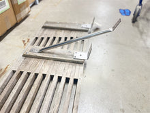 Vintage Teak Swim Platform 71" x 17" w/Foldup Step and Mounting Brackets - Used