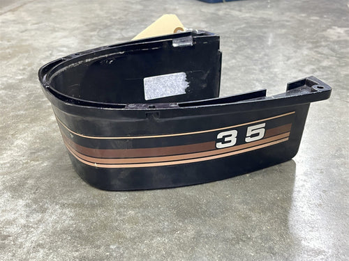 Mercury 60769 Trim Cover - 35 hp - Brown Stripe - Used