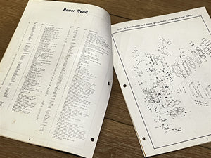 1969 Chrysler 85HP 856HA 857HA 856BA 857BA Parts Catalog