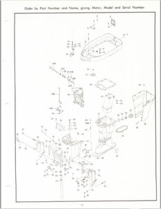 1969 Chrysler 70HP 706HA 707HA 706BA 707BA Parts Catalog