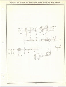 1971 Chrysler 45 HP 452HD 453HD 452BD 453BD Parts Catalog