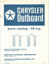 1971 Chrysler 45HP 450HD 451HD 454HD 455HD 456HD 457HD 458HD 459HB Parts Catalog