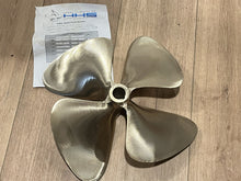 OJ Props 1773 4-Blade Nibral Rebuilt Propeller 17x14 LH 1.25 Bore .105 Cup