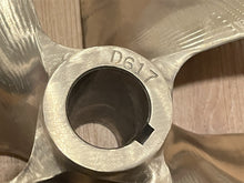 OJ Props 1773 4-Blade Nibral Rebuilt Propeller 17x14 LH 1.25 Bore .105 Cup