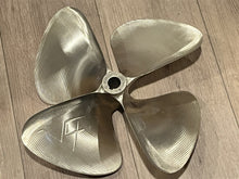 OJ Props 1773 4-Blade Nibral Rebuilt Propeller 17x14 LH 1.25 Bore .105 Cup