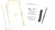 Olson # 37 Shear Pins 1/8 x 1 15/64" - Pkg of 2 Shear Pins & 1 Cotter Pin