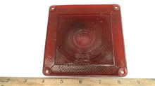 Wesbar 30-003 Red Square Replacement Lens 4 1/2"