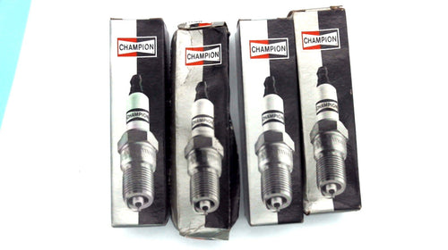 Lot of 4 Champion QC12PEPB Spark Plugs 7953