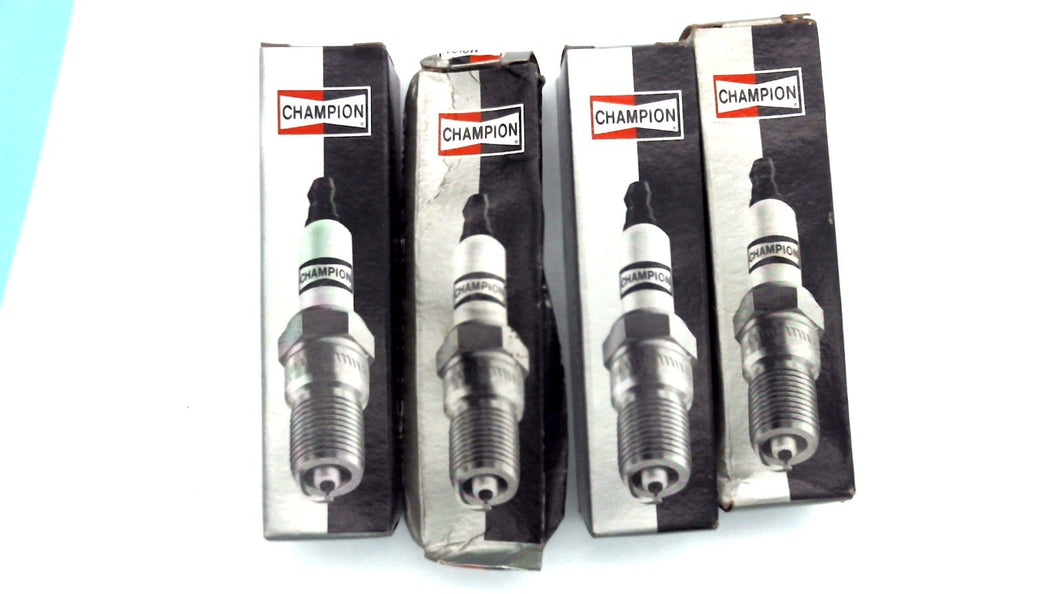 Lot of 4 Champion QC12PEPB Spark Plugs 7953