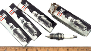 Lot of 4 Champion QC12PEPB Spark Plugs 7953