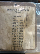 NAPA 7-5005 Tune-Up Kit Briggs & Stratton 5 & 6HP See List in Pictures