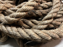 46 Feet of 3/4" Diameter Manila Twisted Rope/Cordage - Used