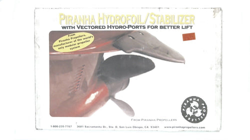 Piranha 93401 Hydrofoil/Stabilizer with Vectored Hydro-Ports