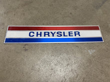 Chrysler Metal Decal/Applique 11 7/8" X 2 1/2"