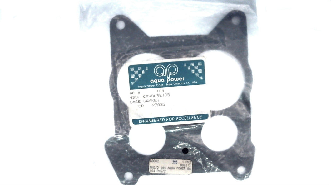 Aqua Power 104 4BB Carburetor Base Gasket for Crusader 97033