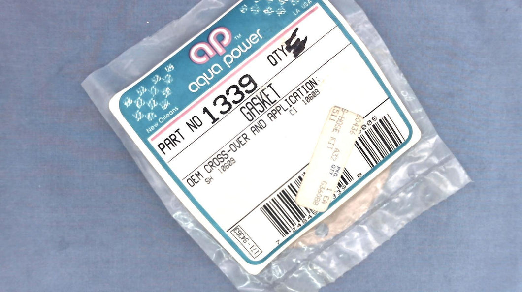 Aqua Power 1339 Gasket for Sherwood 10609