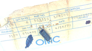 Johnson Evinrude OMC 303316 Spring