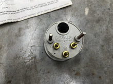 S.S. White EG158 Fuel Gauge E-1/2-F Diamond Series - Black Face w/Chrome Bezel