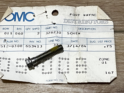 Johnson Evinrude OMC 328230 Screw