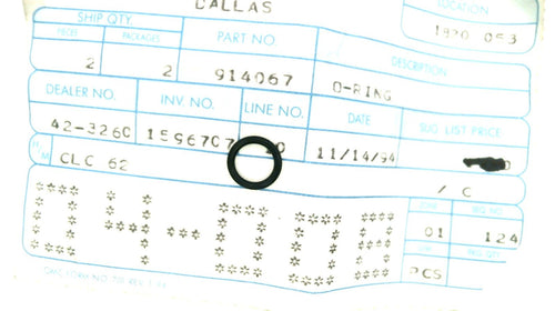 Johnson Evinrude OMC 914067 O-Ring