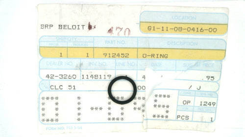 Johnson Evinrude OMC 912452 Shift Cable O-Ring