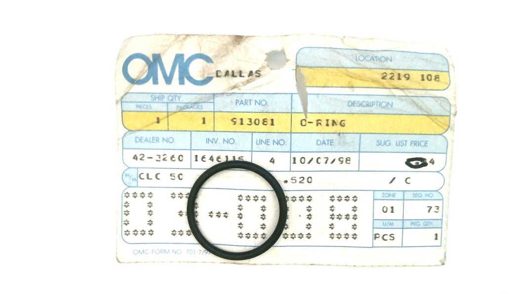 Johnson Evinrude OMC 913081 O-Ring