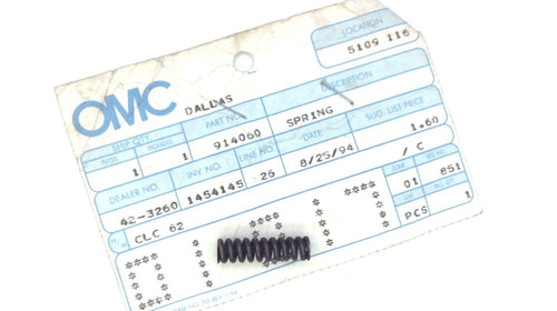 Johnson Evinrude OMC 914060 Spring