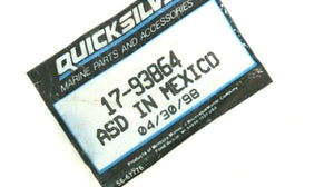 Mercury 17-93864 Locking Pin Remote Control Part