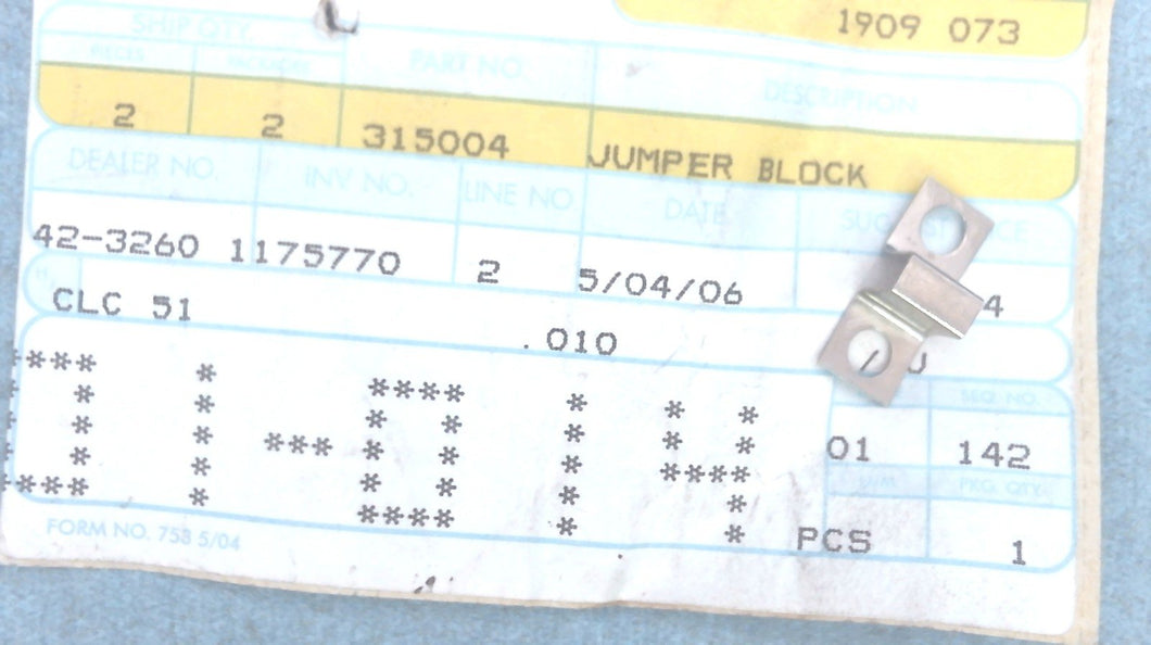 Johnson Evinrude OMC 315004 Jumper