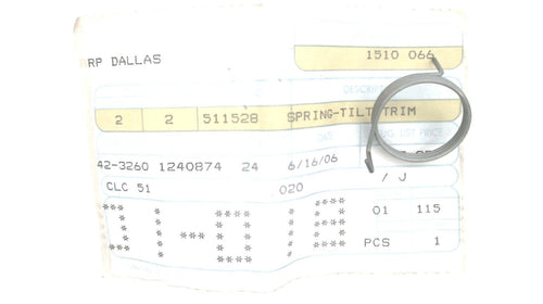 Johnson Evinrude OMC 511528 Spring