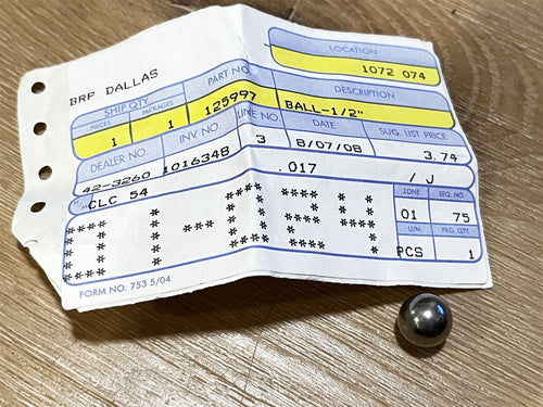 Johnson Evinrude OMC 125997 Neutral Detent Ball - Remote Control