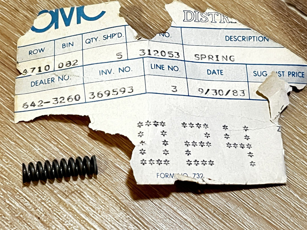 Johnson Evinrude OMC 312053 Spring