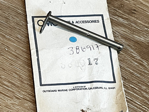 Johnson Evinrude OMC 386917 Throttle Shaft & Lever