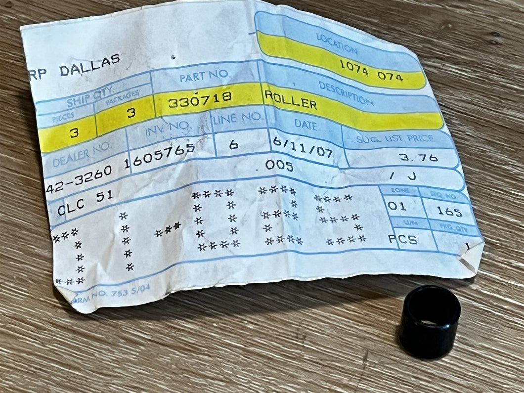 Johnson Evinrude OMC 330718 Roller